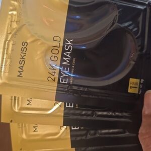 MASKISS 24K Gold Eye Mask, 5 Ct